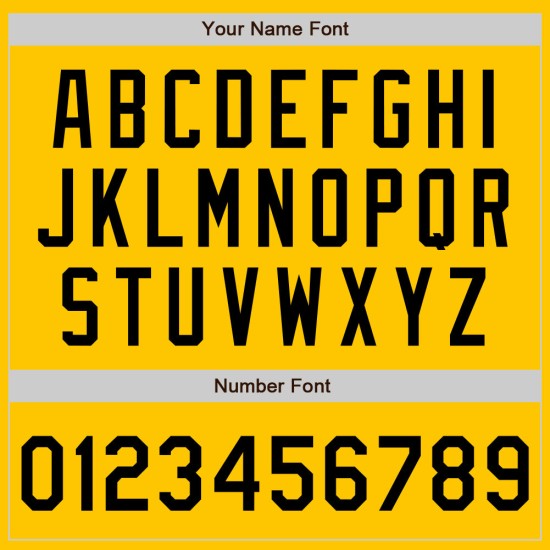 Maglia da baseball personalizzata autentica gialla e nera