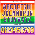 Le mois de la fierté et du baseball est un maillot LGBT authentique pour Rainbow Custom Le mois de la fierté et du baseball est un maillot LGBT authentique pour Rainbow Custom