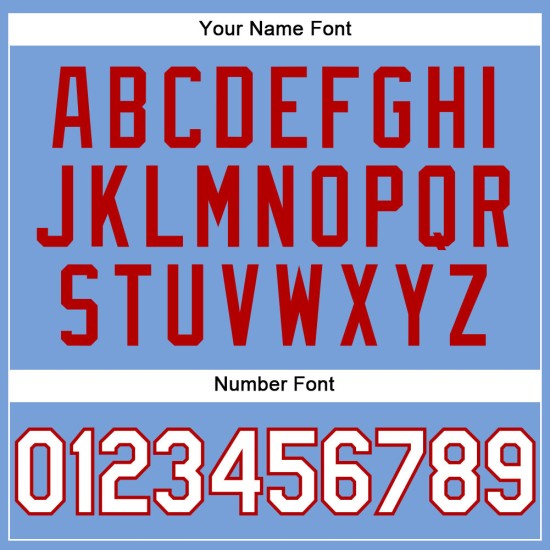 Maglia da baseball azzurra autentica personalizzata a righe bianche e rosse Maglia da baseball azzurra autentica personalizzata a righe bianche e rosse