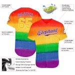Le mois de la fierté et du baseball est un maillot LGBT authentique pour Rainbow Custom Le mois de la fierté et du baseball est un maillot LGBT authentique pour Rainbow Custom