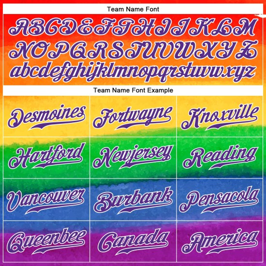 Le mois de la fierté et du baseball est un maillot LGBT authentique pour Rainbow Custom Le mois de la fierté et du baseball est un maillot LGBT authentique pour Rainbow Custom